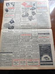 Ulus Gazetesi - 26 Kasım 1953 - CHP 10. Kurultayı Beyannamesi - Hüseyin Cahit Yalçın - Millet Partisi Dünkü Duruşmasında 10 Sanık 26 Avukat On Yedi Dinleyici - Nihat Erim - İngiltere Macaristan'a Dün 6 3 Mağlup Oldu - Kore'de İstanbul İçin Bir Teklif - Yunan Kralı Paul Teksas'ta - İsrail'in Kadın Başbakan Adayı Golda Myerson - İdamı İstenen Eski Irak Başbakanı Doktor Musaddık - Eczahane Açma Tahdidi Kaldırılıyor - Avusturya İçin Yeni Batı Notası - Güzel Gözlü Yosma Yazan Pierre Decourcelle Yazı Dizisi - Namık Zeki Aral - Saffet Arıkan'ın Ölüm Yıldönümü - İngiltere İle İran Anlaşamıyorlar - Çapa Nakış Ve Kroşe İplikleri - Sharett İsrail Başbakanı Oldu-  Mau Mau'ların Bombardımanı - Müthiş Bir Cinayetin Hikayesi - Fenerbahçe Beşiktaş Maçının Hakemi İtalyan Carpani - Halit Ergönül Ringe Dönüyor - Baykara'nın Serüvenleri Gecenin Kanatları Çizgi Roman - Dedektif Bil Morton Esrarlı Şato Çizgi Roman - Yılan Gibi Kadın Rosie Llanos- Kör Bir Kadının Hayatı Yazı Dizisi - Petter Fielding Motor