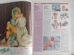 Erkekçe Aylık Aktüalite Sinema Tiyatro Müzik ve Magazin Dergisi  - Aralık 1982 - Flamingo Yolu - Sylva Koscina  - Beyza Başar - Caroline Kennedy - Susan Sarandon - Faye Dunaway - Erol Evgin - Mehmet Nabi İnciler  - Jane Fonda - Bekar evinde dilber ağırlamak bir sanattır - On beşinde bir gençle macera - Lady Chatterley Türkiye'de - İnsanlığı etkileyen ay ve güneş tutulmaları - Mark Twain - Madamın Anıları -- Bir Fransızca dersi - Janine - Neşeli fıkralar - Madam'ın Anıları  - Joan Crawford - Mary Tyler Moore