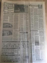 YENİ SABAH GAZETESİ  10 OCAK 1962 YIL :24 SAYI :8201--Rusların İndirdiği  uçakta bir Amerikan  kuryesi de varmış --Başbakan İnönü Koalisyonun  Zayıflamadığını  İfade Etti --Trafik kazasında 5 kişi öldü --Milyonerin  derdini  paylaşmak isterim --Bölükbaşı Amerikan Elçisi ile  Görüştü --600 liralık maaştan sonra  bono  kesilecek ---Atatürk  müzesi için de yangın ----147 ler  ve Huzur :Siyavuşgil --Doğuya yardım toplantısı  yapılacak ---Adenaver -Mac Millan  Dün Bonn 'da  Buluştular --Avrupa da ki  grip salgını yayılıyor ---M.Çalışal ,Gücüyener  'i  yalancılıkla  itham etti ----Can , burnundan ameliyat  olacak --Szekely  : Kimse komisyon  almadı --Beşiktaş ve Fenerbahçe Feriköy 'e  hazırlanıyor --