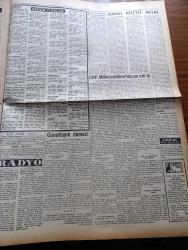 Ulus Gazetesi - 24 Şubat 1958 - Meclis'te Cumhuriyet Halk Partisi Milletvekiline Hücum Edildi- İsmail Rüştü Aksal Dün Basın Toplantısı Yaptı - Cumhuriyet Halk Partisi Meclis Grubu Tebliği - Londra'da Kıbrıs İçin Büyük Miting Yapıldı - Cumhurbaşkanlığı Danıştay Sayıştay Ve İstatistik Bütçeleri Çıktı - Amerika Türkiye Ve Harp Gemisi Veriyor - Fenerbahçe Dün Kasımpaşa'ya Yenildi - Şoförler Cemiyeti Başkanının Demeci A,dan Z'ye Kadar Yedek Parça Yoktur - Karapürçek Yazan M. Sunullah Arısoy Yazı Dizisi - Ardahan Ve Artvin'in Kurtuluşu Yazan Şevki Berker - Viyolonsel Resitali Yarın - Tarihte Bugün Osman Hamdi Bey'in Ölümü - Rus Lideri Kruşçev Batıyı Tehdit Ediyor - Tokat Milletvekili Şahap Kitapçının Konuşmaları - Diyanet İşleri Bütçesi - Ankara İstanbul Radyosu Programı - Silviya Kabiliyet Avcısı Çizgi Roman - Baykara Attila'nın Sesi Çizgi Roman - Osmanlı Bankası - Pamukbank - Havilland Krem - Kurtuluş Sineması - Bir Avuç Toprak Filmi Başrolde Ayhan Işık - Günün Kadını Filmi