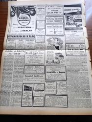 Ulus Gazetesi - 24 Şubat 1958 - Meclis'te Cumhuriyet Halk Partisi Milletvekiline Hücum Edildi- İsmail Rüştü Aksal Dün Basın Toplantısı Yaptı - Cumhuriyet Halk Partisi Meclis Grubu Tebliği - Londra'da Kıbrıs İçin Büyük Miting Yapıldı - Cumhurbaşkanlığı Danıştay Sayıştay Ve İstatistik Bütçeleri Çıktı - Amerika Türkiye Ve Harp Gemisi Veriyor - Fenerbahçe Dün Kasımpaşa'ya Yenildi - Şoförler Cemiyeti Başkanının Demeci A,dan Z'ye Kadar Yedek Parça Yoktur - Karapürçek Yazan M. Sunullah Arısoy Yazı Dizisi - Ardahan Ve Artvin'in Kurtuluşu Yazan Şevki Berker - Viyolonsel Resitali Yarın - Tarihte Bugün Osman Hamdi Bey'in Ölümü - Rus Lideri Kruşçev Batıyı Tehdit Ediyor - Tokat Milletvekili Şahap Kitapçının Konuşmaları - Diyanet İşleri Bütçesi - Ankara İstanbul Radyosu Programı - Silviya Kabiliyet Avcısı Çizgi Roman - Baykara Attila'nın Sesi Çizgi Roman - Osmanlı Bankası - Pamukbank - Havilland Krem - Kurtuluş Sineması - Bir Avuç Toprak Filmi Başrolde Ayhan Işık - Günün Kadını Filmi