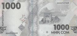 Kırgızistan 1000 Som, Çil, Blok balyadan çıkma