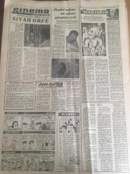 YENİ SABAH GAZETESİ  6 OCAK 1962 YIL :24 SAYI :8197--Meclis te dün yine  gürültüler koptu ---Yüksek  tahsilli  kızlara mecburi  hizmet istendi --Nezih  Kuzbari  siyasi polisi de  dolandırmış --Ruslar  iltica  hadisesinden  telaşlandılar --İçinde  70.000 lira olan çanta  çalındı --Devletin  Kitapçılığı :Siyavuşgil ---Altı  aylık  gurbetin  mükafatı  500 liradır --Kongo da Federal Hükümet Kurulacak --Lübnan da tevkifler  hala devam ediyor ---Sinema :Siyah Orfe  --Skandal  avukatı son nefesini  uykusunda verdi --Güreş Federasyonunda Değişiklik  Yapılacak ----Galatasaray ve Fenerbahçe de  hava henüz  yatışmadı --Naci ,Hilmi ve Lefter çalışmaya  katılmadı --Beşiktaş G.Birliği Vefa İstanbulspor ---Can sakatlandı ama oynayacak ---