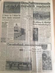 YENİ SABAH GAZETESİ  6 OCAK 1962 YIL :24 SAYI :8197--Meclis te dün yine  gürültüler koptu ---Yüksek  tahsilli  kızlara mecburi  hizmet istendi --Nezih  Kuzbari  siyasi polisi de  dolandırmış --Ruslar  iltica  hadisesinden  telaşlandılar --İçinde  70.000 lira olan çanta  çalındı --Devletin  Kitapçılığı :Siyavuşgil ---Altı  aylık  gurbetin  mükafatı  500 liradır --Kongo da Federal Hükümet Kurulacak --Lübnan da tevkifler  hala devam ediyor ---Sinema :Siyah Orfe  --Skandal  avukatı son nefesini  uykusunda verdi --Güreş Federasyonunda Değişiklik  Yapılacak ----Galatasaray ve Fenerbahçe de  hava henüz  yatışmadı --Naci ,Hilmi ve Lefter çalışmaya  katılmadı --Beşiktaş G.Birliği Vefa İstanbulspor ---Can sakatlandı ama oynayacak ---