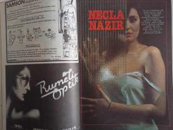 Erkekçe Aylık Aktüalite Sinema Tiyatro Müzik ve Magazin Dergisi  - Haziran 1984 - Necla Nazır - Erkekçe Söyleşi - Mehmet Ali Yılmaz - Türk Mafyası İpek Yolunda - Ne Cennet Ne Cehennem - Aksaray Aksaray - Pipo İçmek - Erkekçe Gecesi - Evlilik Adaylarına Tavsiyeler - Ayın Takvimi: Dorothy Stratten  - Kolestrol - Erkek Denen Muamma - Julie - Şemsiyeli Adam - Evlilikten Korkmayın - Fügen - İki Dünyanın Nimetleri - Kılıçlar Fora - Jimi Hendrix - Geçen Sayılar - Sahne ve Plaklar - Restoranlar ''Korukent Fondue''  - Neşeli Fıkralar - Düşünelim, Eğlenelim - Erkekçe Tavsiyeler - Julie Posteri fotoğraf ve haberi - Ayın Takvimi Eki Mevcuttur - Posterli Tam Takım Dergi