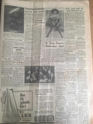 YENİ SABAH GAZETESİ 5 OCAK 1962 YIL :24 SAYI :8196---14 'ler Vatan Haini  Mi Yoksa Kahraman Mı ?--Ekrem Alican ,Amerikan Elçisi ile İktisadi Durum Görüştü --Mebus maaşı 2800 lira --Silivri Petrol  Ümidi İçinde --Dar gelirlilerden  T.Bonosu  Kalkıyor ---Hep beraber  koruyacağız  :Siyavuşgil ---Katanga  Parlamentosu  Kitona Anlaşmasını Görüşemedi --Japonya da  iki şiddetli deprem --Tiyatro :Zahir Güvemli ,Sahildeki Kanepe İle Pusuda ,İçimizdeki Aslan ,Senatür ,Oyuncakçı Dükkanı ,Mektuplar ,Mor Defter ----Gücüyener  Güreşçilerimiz  İran da acze  düştüler dedi --Galatasaray  keşmekeş  :Şimdide  İdare Heyeti İthama Başladı --Fenerbahçe 'ye  amatör  ruh  ve azim lazım --Fiorentina  12 sene sonra  tılsımı bozdu --Metin 'in  oynaması için  iki şart var---