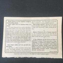 10 OCAK 2001 -TAKVİM YAPRAĞI-DOĞUM GÜNÜ HEDİYESİ-HİZMET TAKVİMİ,