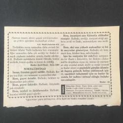 27 OCAK 2001 -TAKVİM YAPRAĞI-DOĞUM GÜNÜ HEDİYESİ-HİZMET TAKVİMİ,YAVUZ SULTAN SELİM HANIN VE İSLAM ORDUSUNUNKAHRİYE GİRİŞİ 1517,NOKTA-İ İSTİNAD