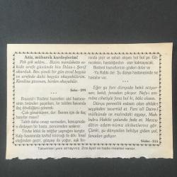 3 MART 2001 -TAKVİM YAPRAĞI-DOĞUM GÜNÜ HEDİYESİ- HİZMET TAKVİMİ,YARIN AREFE,