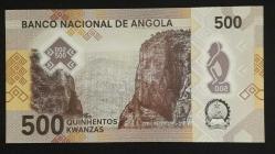 Angola 500 Kwanzas 2020 POLİMER ÇİL KAĞIT PARA