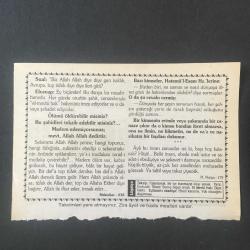 18 MART 2001 -TAKVİM YAPRAĞI-DOĞUM GÜNÜ HEDİYESİ- HİZMET TAKVİMİ,ÇANAKKALE ZAFERİ,1915,