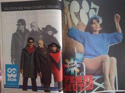 Erkekçe Aylık Aktüalite Sinema Tiyatro Müzik ve Magazin Dergisi - Ocak 1985 - Pembe Mutlu - Marilu Tolo - Çiğdem Tunç - Necdet Calp - Kur'an Das Kapital ile Savaşıyor - Avrupa'nın En Büyük Havaalanını Bir Türk Yönetiyor - 1984'ün Bir Numaraları - Uçtu Uçtu... - İşte Sony'nin Babası - Test - - Masal Kız - Aziz Nesin - Aşk Neyledi Sübyanı?  - Dırdırcı Kadınları Ne Yapmalı? - Kısırlık Tedavi Edilebilir - Aerobik - John Barrybore - Düşman Kardeşler - Sihirli İksir - - Çiğdem Tunç -  - Neşeli Fıkralar - Düşünelim, Eğlenelim - Ayın Takvimi: Lory Del Santo - Pembe Mutlu Posteri fotoğraf ve haberi