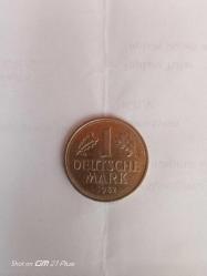 BATI ALMANYA DEUTSCHE 1 MARK ORİJİNAL MADENİ PARASI 1982