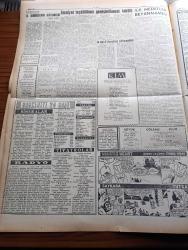 Ulus Gazetesi - 15 Ocak 1959 - 14. Cumhuriyet Halk Partisi Kurultayı Tarafından Kabul Edilen İlk Hedefler Beyannamesi - İmroz Hala Yanıyor Mirador Yeni Bir Patlamayla Sulara Gömüldü - Yakup Kadri Karaosmanoğlu - Emniyet Teşkilatının Genişletilmesi Teklifi Dün Meclis'te Gürültülere Sebep Oldu - CHP Genel Başkanı İsmet İnönü'ye Büyük Sevgi Gösterisi - Şemseddin Günaltay Konuşurken - Kuklalar Yazan Oktay Verel Yazı Dizisi - Einstein Nazariyesini Fiilen Çürütmeye Hazırlanan Bir Genç Öğretim İçin Amerika'ya Gönderilecek - Müjde Kaçmaz Çorap - Kıymetli Ses Sanatkarı Zeki Müren Ankara'da - 14. Kurultayı Özellikleri Yazan Bedii Faik - Memetle Memet Yazan Ve Çizen Tonguç Yaşar - Baykara Tutsak Çizgi Roman - Yorgancıoğlu Karyola Takımı - Celâl Şahin Büyük Sinemada - CHP Kurultayından Resimler - Doğubank - Buick Ve Mercury Kazanma Şansı - Ulus'ta Karadeniz Lokantası - Başak Bisküvileri
