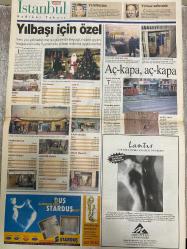 SABAH İSTANBUL GAZETESİ -16 Aralık 1997 -Erdal Bilallar-Ramazan yazgan-Filiz Güler-Ahmet Bahadırlı-her kavşağı bir galip-boğaz gören ev ateş pahası-Yılmaz Özdil-Yalçınlar albüm-Gedik motorlu araçlar-eczaneler-Pimapen-Swiss Otel’de World clock-the Marmara’da yılbaşı-haydarpaşa’da bir gün-kenan erçetin göz liman lokantası--önemli telefonlar--rezervasyon-Mehmet sarışın-Orkapsan-Cihan Ünal—Berna Laçin-Cem davran—Esra Akkaya— Cem Yılmaz- Şenol Baştakar-