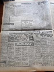 Ulus Gazetesi - 8 Ocak 1959 - İstanbul Sirkeci'de Patlama - Patlamada Ölenlerin Sayısı 24'e Yükseldi - Kazanın Sebebi 300 Kilo Dinamit - Patlama Yerinden Resimler - Siyasal Bilgilerde Genel Kurul Hadisesi - Meclis'te Otomobil Saltanatı Tenkid Edildi - Dışişleri Bütçesi Gizli Görüşüldü - Kuklalar Oktay Verel Yazı Dizisi - Neron Yazan Çizen Yalçın Çetin - Musiki Dünyası - Gaziantep Filarmoni Derneği - Amerika Gazetecilik Profesörü Mr. Harris'in İkinci Semineri - Bülent Ecevit'in Soruları - Gazeteci Özdemir Tuncer'in Cenazesi Kaldırıldı - Değişmeyen Adam İsmet İnönü - Küba İhtilalinin Galibi Fidel Castro - Memetle Memet Yazan Ve Çizen Tonguç Yaşar - Baykara Tutsak Çizgi Roman - Ankara İstanbul Radyosu Programı - Küçük İlanlar - Tiyatrolar - Safa Yalçuk Federasyonu Hakkında Söylentiler - Güreş Milli Takımımızın Amerika Seyahati İçin Çalışmalar Devam Ediyor - Beykoz İle İstanbulspor Yenişemedi - Squibb İlaçları - Ankara Profesyonel Ligi'nde Son Hafta Karşılaşmaları - Sayar Seyahat Ve Turizm