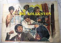 5 CESUR SERSERİ, ORİJİNAL SİNEMA ÇİZİM AFİŞİ - 5 figli di cane, 1969, FİLM AFİŞİ / POSTERİ - DEV BOY - ORİJİNAL - 140 X 100 cm EBADINDA - Original Turkish Big Size Movie Poster - Alfio Caltabiano, Ferdinando Baldi, Alfio Caltabiano, José Gutiérrez Maesso, George Eastman, Wayde Preston, Graziella Granata, Tano Cimarosa, Archie Savage, José Suárez, Nello Pazzafini, Antonella Murgia, Gianni Solaro (RESTORASYON YAPILMIŞ, DÖNEMİNE AİT FİLM AFİŞİ, ÇOK NADİR!)