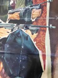 5 CESUR SERSERİ, ORİJİNAL SİNEMA ÇİZİM AFİŞİ - 5 figli di cane, 1969, FİLM AFİŞİ / POSTERİ - DEV BOY - ORİJİNAL - 140 X 100 cm EBADINDA - Original Turkish Big Size Movie Poster - Alfio Caltabiano, Ferdinando Baldi, Alfio Caltabiano, José Gutiérrez Maesso, George Eastman, Wayde Preston, Graziella Granata, Tano Cimarosa, Archie Savage, José Suárez, Nello Pazzafini, Antonella Murgia, Gianni Solaro (RESTORASYON YAPILMIŞ, DÖNEMİNE AİT FİLM AFİŞİ, ÇOK NADİR!)