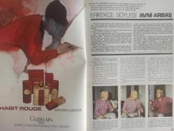 Erkekçe Aylık Aktüalite Sinema Tiyatro Müzik ve Magazin Dergisi - Ekim 1985 - Sibel Can - Nükhet Duru - Ajda Pekkan - Yaprak Özdemiroğlu - Hülya Koçyiğit - Sonbahar Kış Modası - Avni Arbaş - - Leyla Umar'ın Gözüyle Türk Erkekleri - Canan Ceylan - Ankara 1923'te Başkent Olacak - Selçuk Yula - Erkekler Niye Güzel Kadınlardan Korkarlar? - Yeşilçam'ın Ünlü Dansözleri - Şah Mat - Enfarktüsle Ölüme Son! - Siz de Bir Hayat Kurtarabilirsiniz - Martin Luther - Aşk Yemeği - Güney Menteş - Yeni Ürünler - Yılın Güzeli - Neşeli Fıkralar - Düşünelim- Eğlenelim - Erkekçe Tavsiyeler - Müjde Ar - Hülya Avşar - Ahu Tuğba - Güngör Bayrak - Ajda Pekkan - Burçin Orhon - Ayşegül Nadir - Suna Kan - Sibel Can Posteri fotoğraf ve haberi - Posterli Tam Takım Dergi