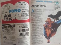 Erkekçe Aylık Aktüalite Sinema Tiyatro Müzik ve Magazin Dergisi - Ekim 1985 - Sibel Can - Nükhet Duru - Ajda Pekkan - Yaprak Özdemiroğlu - Hülya Koçyiğit - Sonbahar Kış Modası - Avni Arbaş - - Leyla Umar'ın Gözüyle Türk Erkekleri - Canan Ceylan - Ankara 1923'te Başkent Olacak - Selçuk Yula - Erkekler Niye Güzel Kadınlardan Korkarlar? - Yeşilçam'ın Ünlü Dansözleri - Şah Mat - Enfarktüsle Ölüme Son! - Siz de Bir Hayat Kurtarabilirsiniz - Martin Luther - Aşk Yemeği - Güney Menteş - Yeni Ürünler - Yılın Güzeli - Neşeli Fıkralar - Düşünelim- Eğlenelim - Erkekçe Tavsiyeler - Müjde Ar - Hülya Avşar - Ahu Tuğba - Güngör Bayrak - Ajda Pekkan - Burçin Orhon - Ayşegül Nadir - Suna Kan - Sibel Can Posteri fotoğraf ve haberi - Posterli Tam Takım Dergi