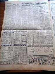 Ulus Gazetesi - 4 Ocak 1959 - Bütçe Komisyonunda Müessif Olaylar - Demokrat Parti Milletvekili CHP Ve İsmet İnönü'ye Karşı Çirkin Sözler Kullandı - İçişleri Bütçesi Görüşmeleri - İstanbul'da Cumhurbaşkanı Celal Bayar Başbakan Adnan Menderes Bakanlar Gizli Görüşme Yaptı - Merzifon'da Demokrat Partililer Karakolu Basmıştır - Aya Giden Füze Yarı Yolu Aştı - 1958 Yılı İhracatı Çok Düşük - CHP 14. Kurultayının Hazırlıkları Bitiriliyor - Çukurova'nın Kurtuluşunun 37. Yıldönümü - Sovyetlerin Fırlattıkları Füzeyi Amerika Heyecanla Takip Ediyor - Kuklalar Yazan Oktay Verel Yazı Dizisi - Salahattin Hakkı Esatoğlu - Doktor Rasim Yaşat'ın Çocuk Esirgeme Kurumuna Bağışı - Sanat Okulları Sınav Yönetmeliği Değişti - Küba'da Askeri Kurul Başkanı Albay Egenio Cantillo Tevkif Edildi - Beşiktaş Kasımpaşa'yı Dün Farklı Yendi - Kabak Kardeşler Mağazası - Hacettepe Dördüncü Takım Olarak Kaldı - Kulüp Vagon Pavyon - Karagümrük İstanbulspor'u Yendi