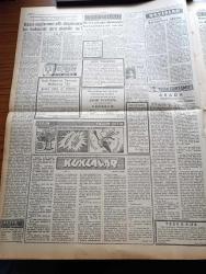 Ulus Gazetesi - 7 Ocak 1959 - İstanbul'da Büyük Bir Patlama Oldu Üç Bina Havaya Uçtu 17 Öldü 159 Yaralı Var - Patlama Tan Matbaasının Arkasında Türkiye Ecza Deposunun Orada Oldu - Feci Olayın Sebebi Henüz Bilinmiyor - Saat 24'e Kadar Belli Olan Ölü Ve Yaralılar - Felaket Ve Ankara Radyosu - Dün Futbol Federasyonu Başkanı Orhan Şeref Apak VE Beden Terbiyesi Genel Müdürü Şinasi Ataman Ani Olarak Değiştirildi - Yakup Kadri Karaosmanoğlu - Kasım Gülek'in Kıbrıs Konusunda Demeci - Üç Gün Önce 36 Puanla Çökmekten Kurtulan Batı Uygarlığı Dün Yıkıldı - İstanbul'da Fırtına Hasara Sebep Oldu - Kozmik Roket Güneş Çevresinde Dönüyor - Kuklalar Yazan Oktay Verel Yazı Dizisi - Basın Suçlarının Affı Düşüncesi Bir Hükümet Sırrı Olabilir Mi - Goethe'nin Kalemiyle Batista'lara Öğütler Yazan Leyla Çambel - Yurdakul Mehteroğlu - Demokrat Parti'nin 13. Kuruluş Yıldönümü - Ulus Çocukları - Memetle Memet Yazan Ve Çizen Tonguç Yaşar - Baykara Tutsak Çizgi Roman - İstanbulspor'un Kozu İhsan - Beşiktaş Takımı