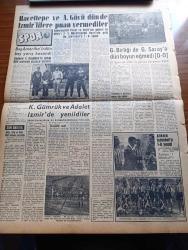 Ulus Gazetesi - 13 Nisan 1959 - Avrupa Konseyi Çalışmalarına Ve Son Konsey Seçimlerine Dair Kasım Gülek İzahat Verdi - Kıbrıs'ta Komünist Partisi Kuruldu - Üç Şehirde Milli Lig Maçları - Memleketin Dörtbir Bucağında Gerilik Hareketleri Belirmiştir - CHP Milletvekili Asım Eden'in Açıklaması - Cenevre Konferansı Toplanıyor - Sovyetlerin Atom Denemeleri İle İlgili Önemli Bildirisi - Refik Koraltan İyileşiyor - Çalar Saat Yazan Erle Stanley Gardner Yazı Dizisi - Otoriter Rejimlerde Basın Yazan Doğan Avcıoğlu - Hindistan Pakistan Hududunda Gerginlik - Pamukbank - Türk Yunan Birlikleri Müştereken Büyük Bir Manevra Hazırladılar - Argun Kupası Bisiklet Yarışı - Baykara Tutsak Çizgi Roman - Dalai Lama Hazinesini Kaçırabildi - Gençlerbirliği De Galatasaray'a Dün Boyun Eğmedi - Karagümrük Ve Adalet İzmir'de Yenildiler - Metin Oktay Milli Takımdan Çıkarıldı - Gazeteciler Maçında Ankara İstanbul'u Yendi - Fenerbahçe Ve Beşiktaş'ın Maçları Tehir Ediliyor