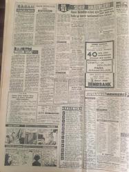 YENİ SABAH GAZETESİ 23 OCAK 1962 YIL :24 SAYI :8214---Çalışma  Meclis Açıldı ----Evini Yaptırana Yardım ---Öldürülen  Balıkçının Kaatili Dün Yakalandı --Tahran Üniversitesi Senatosu İstifa Etti --İnönü ihtiyaca göre plan ve proje  istedi ---Uğur  ,Kabadayılar  temizlenecek dedi --200 bin  liralık kaçak eşya ele geçirildi ----Mucize beklemiyoruz :Siyavuşgil --Rami Belediye Evleri İçin Hala Bir Karar Verilmedi ---NATO ile Ortak Pazar Arasında İşbirliği İstendi --John Glenn 'in  feza uçuşu tehir  edildi ---Herrera :Can bir cenubi Amerikalı gibi oynadı --Galatasaray  Divan Heyeti Koalisyon Peşinde --Güreş Federasyonu Reis Seçimi Bir Problem Oldu --Hapoel  C.Ertesi  maçı için geldi ---