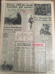 YENİ SABAH GAZETESİ 23 OCAK 1962 YIL :24 SAYI :8214---Çalışma  Meclis Açıldı ----Evini Yaptırana Yardım ---Öldürülen  Balıkçının Kaatili Dün Yakalandı --Tahran Üniversitesi Senatosu İstifa Etti --İnönü ihtiyaca göre plan ve proje  istedi ---Uğur  ,Kabadayılar  temizlenecek dedi --200 bin  liralık kaçak eşya ele geçirildi ----Mucize beklemiyoruz :Siyavuşgil --Rami Belediye Evleri İçin Hala Bir Karar Verilmedi ---NATO ile Ortak Pazar Arasında İşbirliği İstendi --John Glenn 'in  feza uçuşu tehir  edildi ---Herrera :Can bir cenubi Amerikalı gibi oynadı --Galatasaray  Divan Heyeti Koalisyon Peşinde --Güreş Federasyonu Reis Seçimi Bir Problem Oldu --Hapoel  C.Ertesi  maçı için geldi ---