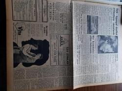 Ulus Gazetesi - 17 Nisan 1959 - Devlet Personel Kanunu Tasarısı Değişiyor - Etimesgut'ta Uçak Kazası İki Havacımız Şehit Oldu - Kaptan Pilot Binbaşı Rıza Kalaycıoğlu - Pilot Üsteğmen Türel Evsen - Hıfzı Oğuz Bekata - Partizanlar Yüzünden Kozaklı Kaymakamı Mehmet Toprak İstifa Etti - Sel Tahribatı Yüzünden Elazığ'da Birçok Aile Evsiz Kaldı - Feriköy'ün Federasyon Başkanı Safa Yalçuk'a Müracaatı - Silahlı Kuvvetler Temel Okuma Yazma Programı Tatbikatı - Çalar Saat Yazan Erle Stanley Gardner Yazı Dizisi - Tarihte Bugün Benjamin Franklin'in Ölümü - Bir Komünist Planı Önlenmiş - Başbakan Adnan Menderes Genera Franco ile Görüştü - Türk İspanyol Dostluk Anlaşması İmzalandı - Baykara Tutsak Çizgi Roman - Sinemalar - Ankara İstanbul Radyosu Programı - Tiyatrolar - Perihan Altındağ Sözeri Turistik Göl Gazinosunda - Kederli Yıllar Filmi - Belgin Doruk - Kenan Pars - Fatma Andaç - Melek Sineması - Tiyatro Yazarı Metin And