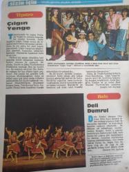 Erkekçe Aylık Aktüalite Sinema Tiyatro Müzik ve Magazin Dergisi -Türkan Şoray,Cihan Ünal yatak fotoğrafı- Kastelli Olayı'ndan Mine Adlı Kadına - Çılgın Yenge Tiyatrosu  - Deli Dumrul Balesi fotoğraf ve haberi - Dergi Tam Değildir Sadece 2 Sayfası Mevcuttur - Dergi Kapağı Yoktur