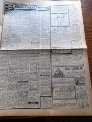 Ulus Gazetesi - 20 Nisan 1959 - İstanbul'da Hüseyin Cahit Yalçın Ocağının Açılışı Sebebiyle Yapılan CHP Toplantısı Zorla Dağıtıldı - Cumhuriyet Halk Partisi Heyetinin Trakya Gezisi Dün Sona Erdi - Demokrat Parti İl İdare Heyeti Banka Müdürlerinden Kurulacak - İstanbul Mahmutbey Muhtar Seçimini Kazanmak İçin Demokrat Parti Otobüsle Seçmen Taşıdı Kızılay Yiyecek Dağıttı - Ordu Takımımız Lüksemburg'u 5 2 Yendi - Antalya Milletvekili Burhanettin Onat Demokrat Parti'nin Gidişi Başka Millette Olsa 10 Defa İktidardan Düşerdi - Beşiktaş Ve Fenerbahçe Rakiplerini Yendiler - Milli Korunma Kanununun Kaldırılması - İsmail Rüştü Aksal - Turhan Feyzioğlu - Kemal Satır - Çalar Saat Yazan Erle Stanley Gardner Yazı Dizisi - Cezayir Kurtuluş Cephesi Seçimleri Boykot Ediliyor - Yazarlar Arasında Ankete Göre Stevenson 1960'da Başkan Seçilecek - Port Said'de Sovyet Filmleri Boykot Edildi - Kitaplar Yazarlar Köşesi - Kederli Yıllar Filmi Başrolde Belgin Doruk Kenan Pars Ve Fatma Andaç - Sinemalar -  Baykara