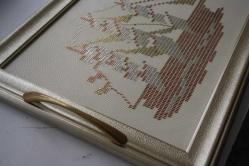 EL YAPIMI TEPSİ  DETAYLAR RESİMLERDE (İSİMSİZ DEMİR RAF