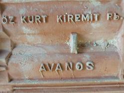 Kiremit, Öz Kurt Marka Avanos Üretimi Kiremit.Koleksiyonluk.