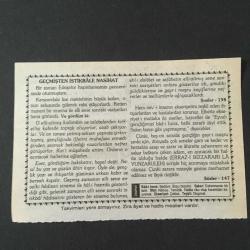 29 EKİM 2001-TAKVİM YAPRAĞI-DOĞUM GÜNÜ HEDİYESİ-HİZMET TAKVİMİ,CUMHURİYET BAYRAMI,CUMHURİYETİN İLANI 1923,KIZILAY HAFTASI