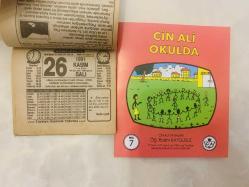 26 Kasım 1991 hediyelik orijinal Türkiye gazetesi takvim yaprağı (Cin Ali kitabı hediyeli:)