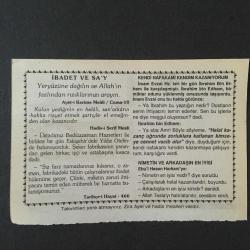28 KASIM 2001-TAKVİM YAPRAĞI-DOĞUM GÜNÜ HEDİYESİ-HİZMET TAKVİMİ,İBADET VE SA Y,NİMETİN VE ARKADAŞIN EN İYİSİ
