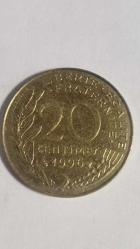 FRANSA 1996  20 CENTIMES