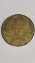 FRANSA 1967  20 CENTIMES