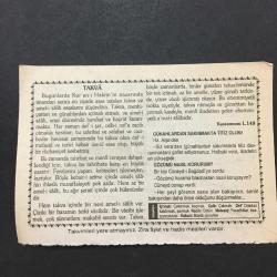 24 ARALIK 2001-TAKVİM YAPRAĞI-DOĞUM GÜNÜ HEDİYESİ- HİZMET TAKVİMİ,TAKVA,GÜNAHLARDAN SAKINMAKTA TİTİZ OLUN