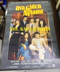 Ava Giden Avlanır, 1986, FİLM AFİŞİ / POSTERİ - BÜYÜK BOY - ORİJİNAL - 97 X 66 cm EBADINDA - Original Turkish Big Size Movie Poster - Sami Güçlü, Safa Önal, Bülent Kayabaş, İlyas Salman, Erol Tezeren, Zerrin Doğan, Zerrin Doğan, Bahar Öztan, Sami Hazinses, Necla Fide, 	Ahmet Karaca, Seyfettin Karadayı, Erhan Canan, Burç Film
