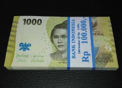 Efemera - Endonezya 1000 Rupiah 2022 Çil Deste Para Yabancı Kağıt Para (100 Adet) - kitantik - kitaLog