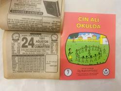 24 Ağustos 1991 hediyelik orijinal Türkiye gazetesi takvim yaprağı (Cin Ali kitabı hediyeli:)