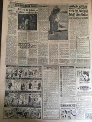 YENİ SABAH GAZETESİ  25 NİSAN  1958 YIL :20 SAYI :6875---İhracat mukabili  ithalat genişliyor ---Menderes bugün Kore 'ye gidiyor ---B.Trakya da yeni bir  Yunan  oyunu ----Hrisantos 'u  taklide  yeltenen  palikarya --Krutçef  A.Amerika ateşle oynuyor --120 otobüs  daha sefere girecek --Karımı iğfal ettiğini  öğrenince öldürdüm ---Yüksek  tahsil talebe yurtları  Üniversite ye devrediliyor ---Sinemalar : Hayat Fırtınaları , Dünyanın en güzel  kadını ,Ecel Yarışı --Şehir hattı  vapurlarında  hala  istiab  haddine riayet  edilmiyor --Gülek Avrupa Konseyi Toplantısına Katılıyor --Türkiye en fazla içki kullanan  memleket ---Yerli caz müziğini  tehdit eden  hadise ---Batılılar S.Rusya 'ya yeni  bir nota verdiler ---Milli Namzetlerin  İkinci Antrenmanı---Greko -Romen Milli Güreş Takımımız Tespit Edildi --Kıbrıs Türk Karması   Bugün Şehrimizde ----Usuuğlu Adalete Menejer Oluyor ----Tenisçilerimiz yarın Şili ile  karşılaşıyor --Atakol  ve Granit Paris ten  döndüler ---