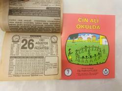 26 Ağustos 1991 hediyelik orijinal Türkiye gazetesi takvim yaprağı (Cin Ali kitabı hediyeli:)