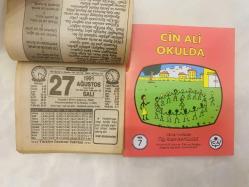 27 Ağustos 1991 hediyelik orijinal Türkiye gazetesi takvim yaprağı (Cin Ali kitabı hediyeli:)