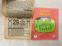 29 Ağustos 1991 hediyelik orijinal Türkiye gazetesi takvim yaprağı (Cin Ali kitabı hediyeli:)