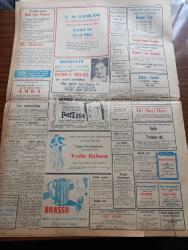 Ulus Gazetesi - 20 Nisan 1950 - Hüseyin Cahit Yalçın - Peyami Safa Köşe Yazısı - General G. Lawton Collins'in Demeci Türkiye Her Tecavüzü Önleyecek Durumdadır - Tahriklere Karşı Demokrat Parti'de Cephe Aldı - Demokrat Parti Genel Başkanı Celal Bayar - Haydarpaşa Önlerinde Mal Boşaltan Bir Norveç Vapurunda İnfilak Oldu - Kanunu Türbesi Törenle Açıldı - Şam'da Amerikan Elçiliğine Bomba Atıldı - Tarikatçıların Duruşması Kemal Pilavoğlu Dün Tevkif Edildi - Uçan Gölgeler Yazan Server Bedii Yazı Dizisi - Nazım Poroy - Washington Haberlerine Göre Ruslar Doğu Almanya İle Münferit Barış Yapacaklar - Teşvikiye'de Yeni Pazar Yeri Açıldı - Amerikalılar İzmir Fuarı Komitesi Kurdular - Ulus Kupası Maçları Bugün Başlıyor - Yankee Paşa Yazan Edison Marshall Yazı Dizisi - Teknik Öğretmen Askeri Tıp Okulunu 5 2 Yendi - Altay Ve Göztepe Bugün Geliyorlar - Resimlerle Dünya Olayları - Turizm Neler Getiririr - Zehra Bilir Bomonti Aile Saz Salonunda - Brasso Maden Cilası-Ankara Palas Salonlarında Veda Balosu