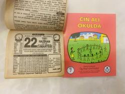 22 Haziran 1991 hediyelik orijinal Türkiye gazetesi takvim yaprağı (Cin Ali kitabı hediyeli:)