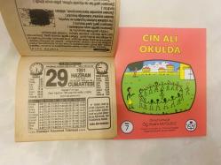 29 Haziran 1991 hediyelik orijinal Türkiye gazetesi takvim yaprağı (Cin Ali kitabı hediyeli:)